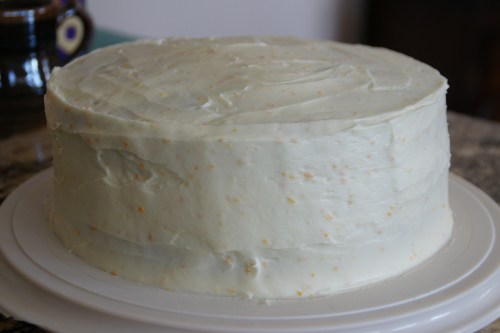 Another cake that's way too big for my family of four!