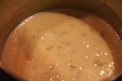 You'll need a whisk to break up the condensed soup