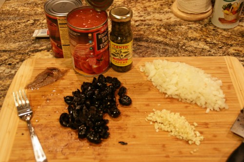 Many ingredients in jars and tins!