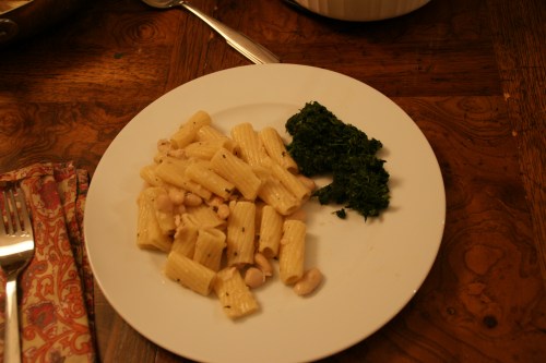 Depression-era Dinner-- not bad for under $5 for four!