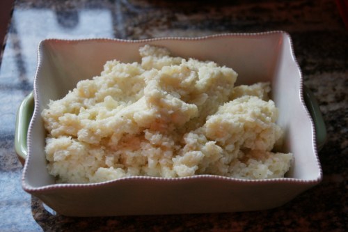 Is it cauliflower or mashed potatoes?