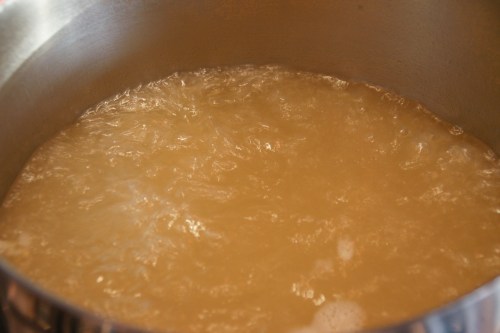 I just add the stock base (I use Knorr bouillon or a product called "Better Than Bouillon") until it tastes right to me!