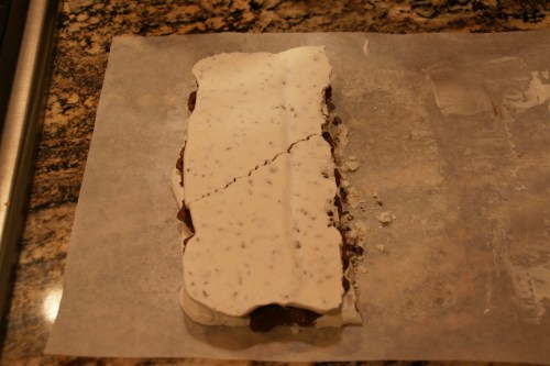 Don't press too hard (especially if you're working with an already cracked piece as I was)!