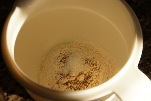 The dry stuff-- if you're feeling fancy, add some dried thyme and rosemary!