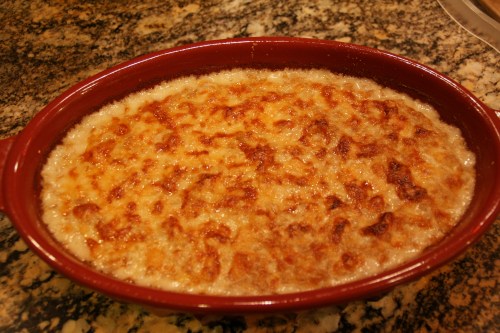 You can always add bread crumbs drizzled with olive oil for an additional layer of crusty goodness!