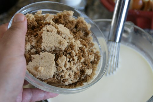 Quite a bit more than the chocolate babka pudding which was already very sweet!