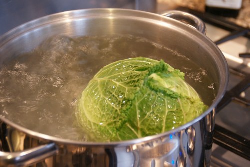 Don't shortcut this-- the leaves must be softened so they are pliable