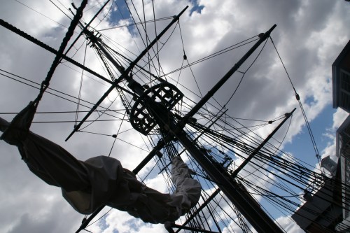 One of the tea ships