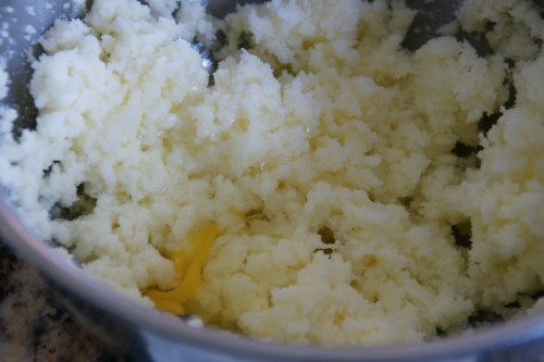 Make sure each egg is well incorporated before adding the next one!