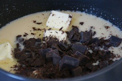 Raise heat to medium and stir to melt