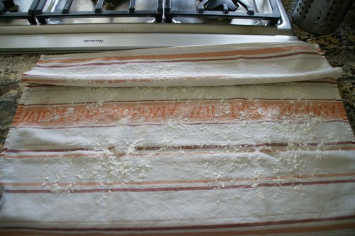 First "wall" of the couche