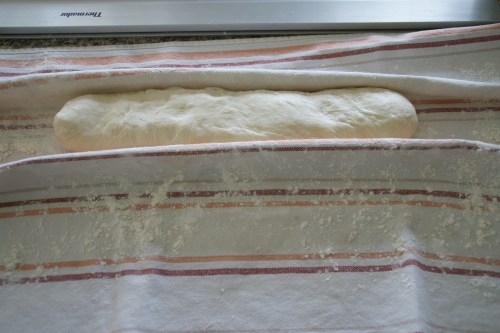 The "walls" support the loaf while it rises