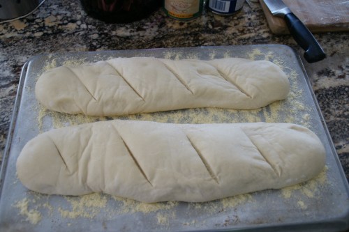 I realized while slashing that I need to sharpen my knives! I had to go over a couple of cuts...