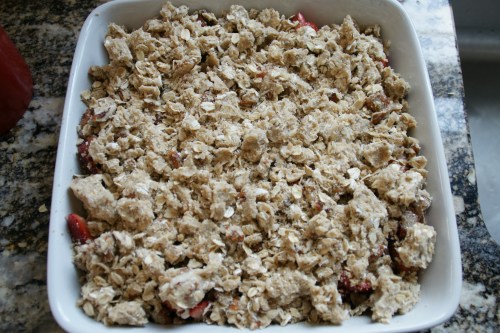 A thick, crunchy layer