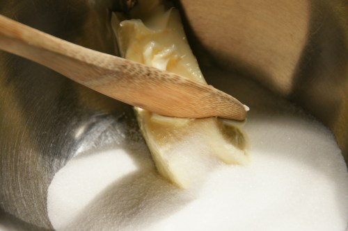 Yeah, the butter was so soft that I used a wooden spoon to cream!