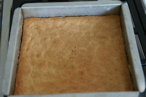 Unlike the recipe, my crust actually turned golden brown!