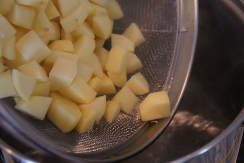 I used small white potatoes