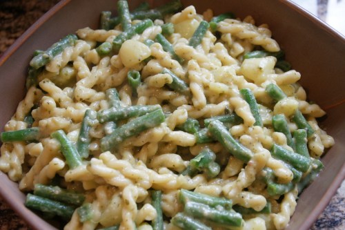 Bet it's even better with fresh pesto!