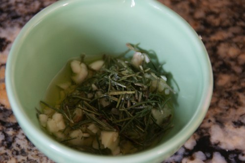 Very easy marinade-- don't bother with making a paste!