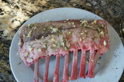 Again, just slop the oil/herb mixture over the surface