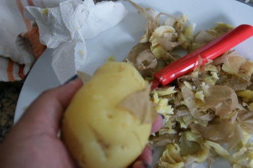 Make sure they are cool enough so you don't burn yourself!