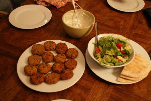 Falafel and fixin's