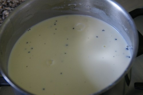 Heat just until you see bubbles form!