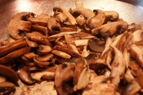 The earthy aroma sauteed mushrooms