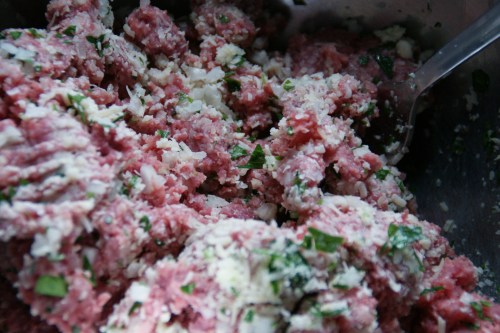 Start with a fork before using your hands; the meat will be less compressed this way