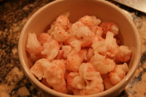 Cleaned, cooked and ready to be enrobed!