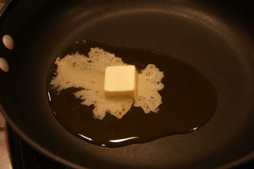 I have switched from all butter to a mix of butter and olive oil-- I tell myself it's "healthier."