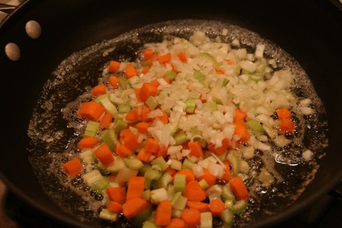 This smells great as the vegetables break down!