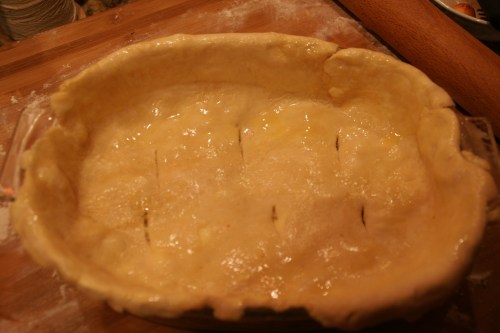 Egg-washed and ready!