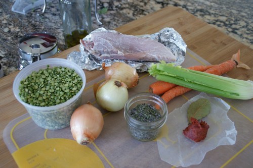 Readily available pantry items (except the ham)!