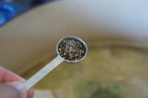 Last, but not least of the seasonings