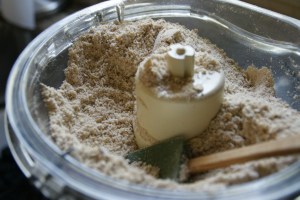 I like larger oatmeal flakes, but feel free to process longer if you don't!